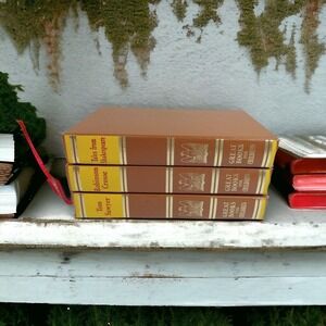 Great Books For Children 3 Vol. Classics Book Set Mint Shakespeare Sawyer Crusoe